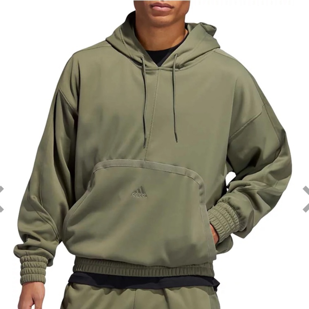 🛑CLEARANCE‼️♻️🆕 adidas Cross Up 365 Hoodie 🫒Olive Green Sz Medium